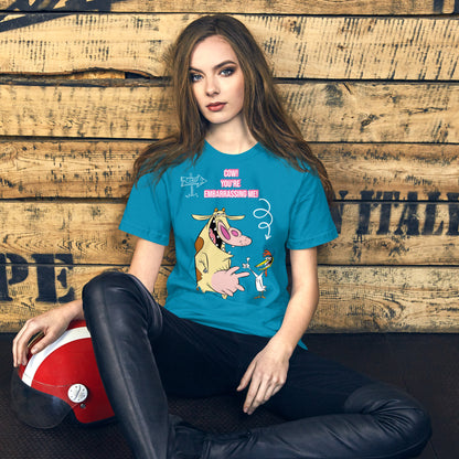 Cow and Chicken Unisex T-shirt